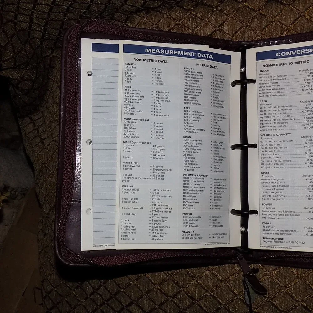 New Wall Street Collection day planner w/ extra note pages
